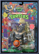 Gatekeeper Rocksteady from Teenage Mutant Ninja Turtles - Warriors of the Forgotten Sewer manufactured by Playmates [Front]