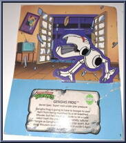 Genghis Frog from Teenage Mutant Ninja Turtles - 1989 - Basic Figures manufactured by Playmates [Stand]