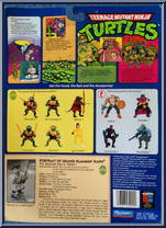 Grand Slammin' Raph [Reissue] from Teenage Mutant Ninja Turtles - Sewer Sports Allstar Turtles manufactured by Playmates [Back]