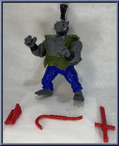 Kung Fu Rocksteady Action Figure