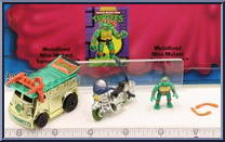 Turtle Transports - Metallized Motorin' Combo (with Card) Action Figure