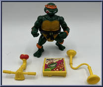 Headdroppin' Mike from Teenage Mutant Ninja Turtles - Headdroppin' Dudes manufactured by Playmates [Loose]