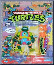 Mike, the Sewer Surfer from Teenage Mutant Ninja Turtles - Disguised Turtles manufactured by Playmates [Front]