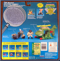 Turtle Transports - Mutant Military Combo (with Card) from Teenage Mutant Ninja Turtles - Mini Mutants manufactured by Playmates [Back]