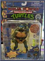 Mutatin' Leonardo [Reissue] from Teenage Mutant Ninja Turtles - 10th Anniversary - Ninja Power manufactured by Playmates [Front]