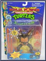 Ninja Action - Cartwheelin' Karate Don [Reissue] from Teenage Mutant Ninja Turtles - 10th Anniversary - Ninja Power manufactured by Playmates [Front]