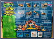 Party Wagon Playset from Teenage Mutant Ninja Turtles - Mini Mutants manufactured by Playmates [Back]