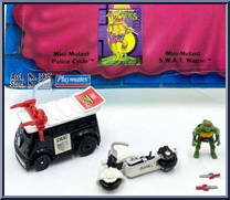 Turtle Transports - Pizza Police Combo (with Card) Action Figure