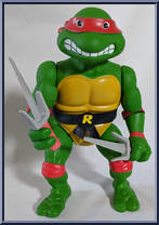 Raphael with Sai from Teenage Mutant Ninja Turtles - Giant Size manufactured by Playmates [Loose]