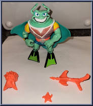 Ray Fillet from Teenage Mutant Ninja Turtles - 1990 - Basic Figures manufactured by Playmates [Loose]
