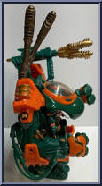 Robotation Michaelangelo from Teenage Mutant Ninja Turtles - Muta Force manufactured by Playmates [Loose]