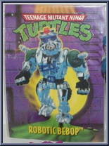 Robotic Bebop [Reissue] from Teenage Mutant Ninja Turtles - 1994 - Basic Figures (with Cards) manufactured by Playmates [Card]