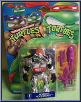 Robotic Rocksteady from Teenage Mutant Ninja Turtles - 1993 - Basic Figures manufactured by Playmates [Front]
