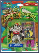 Robotic Rocksteady [Reissue] from Teenage Mutant Ninja Turtles - 1994 - Basic Figures (with Cards) manufactured by Playmates [Front]