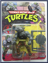 Rocksteady from Teenage Mutant Ninja Turtles - 1988 - Basic Figures manufactured by Playmates [Front]