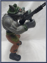 Rocksteady with Retromutagen Gun from Teenage Mutant Ninja Turtles - Giant Size manufactured by Playmates [Loose]
