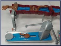 Carry Along Sai Playset (with Cards) from Teenage Mutant Ninja Turtles - Mini Mutants manufactured by Playmates [Loose]