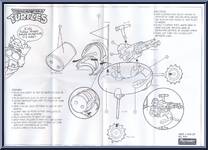 Sewer Army Tube from Teenage Mutant Ninja Turtles - 1989 - Accessories manufactured by Playmates [Instructions]