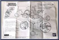 Sewer Army Tube from Teenage Mutant Ninja Turtles - 1989 - Accessories manufactured by Playmates [Instructions]