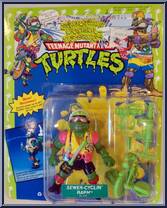 Sewer-cyclin' Raph from Teenage Mutant Ninja Turtles - Sewer Spittin' Turtles manufactured by Playmates [Front]