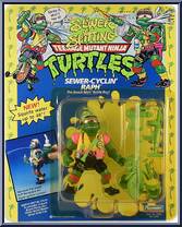 Sewer-cyclin' Raph from Teenage Mutant Ninja Turtles - Sewer Spittin' Turtles manufactured by Playmates [Front]