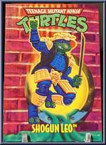 Shogun Leo (Gold Armor with Card) from Teenage Mutant Ninja Turtles - Shogun Turtles manufactured by Playmates [Card]
