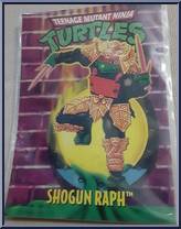 Shogun Raph (Silver Armor with Card) from Teenage Mutant Ninja Turtles - Shogun Turtles manufactured by Playmates [Card]