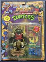 Shogun Raph (Gold Armor with Card) from Teenage Mutant Ninja Turtles - Shogun Turtles manufactured by Playmates [Front]