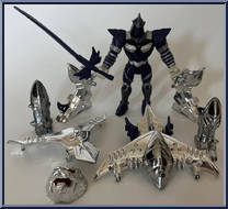 Metal Mutant Shredder from Teenage Mutant Ninja Turtles - Metal Mutants manufactured by Playmates [Loose]