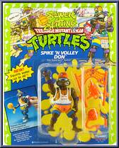 Spike 'N Volley Don from Teenage Mutant Ninja Turtles - Sewer Spittin' Turtles manufactured by Playmates [Front]