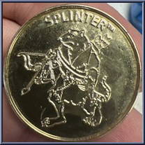Shogun Splinter [Reissue] from Teenage Mutant Ninja Turtles - Shogun Turtles manufactured by Playmates [Coin]