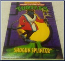 Shogun Splinter from Teenage Mutant Ninja Turtles - Shogun Turtles manufactured by Playmates [Card]