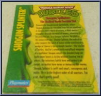 Shogun Splinter from Teenage Mutant Ninja Turtles - Shogun Turtles manufactured by Playmates [Card]