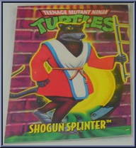 Shogun Splinter from Teenage Mutant Ninja Turtles - Shogun Turtles manufactured by Playmates [Card]