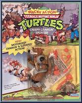 Creepy Crawlin' Splinter from Teenage Mutant Ninja Turtles - Wacky Action manufactured by Playmates [Front]
