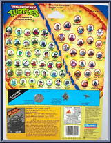 Super Mike [Reissue] from Teenage Mutant Ninja Turtles - Sewer Heroes manufactured by Playmates [Back]
