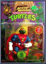 Super Mike [Reissue] from Teenage Mutant Ninja Turtles - Sewer Heroes manufactured by Playmates [Front]