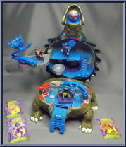 Mutant Tokka Technodrome Playset (with Cards) from Teenage Mutant Ninja Turtles - Mini Mutants manufactured by Playmates [Loose]