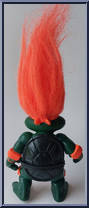 Turtle Troll Mike from Teenage Mutant Ninja Turtles - Troll Turtles manufactured by Playmates [Loose]