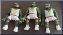 Turtle-Top - Donatello's Basketball Playset (with Cards) from Teenage Mutant Ninja Turtles - Mini Mutants manufactured by Playmates [Loose]