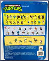 Wyrm from Teenage Mutant Ninja Turtles - 1991 - Basic Figures manufactured by Playmates [Back]