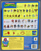 Wyrm from Teenage Mutant Ninja Turtles - 1991 - Basic Figures manufactured by Playmates [Back]