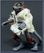 Splinter from Teenage Mutant Ninja Turtles - 1993 Movie III - Basic Series manufactured by Playmates [Loose]