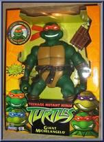 Giant Michelangelo from Teenage Mutant Ninja Turtles - Animated - 12" Scale manufactured by Playmates [Front]