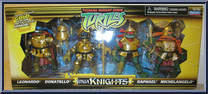 Gold Ninja Knights (Canadian Exclusive) from Teenage Mutant Ninja Turtles - Animated - 4-Packs manufactured by Playmates [Front]
