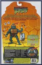 Michaelangelo from Teenage Mutant Ninja Turtles - Animated - Basic Assortment - 2003 manufactured by Playmates [Back]