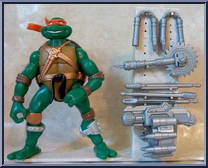 Mike (Bonus DVD) from Teenage Mutant Ninja Turtles - Animated - Robo Hunter manufactured by Playmates [Loose]