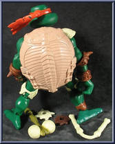 Michaelangelo from Teenage Mutant Ninja Turtles - Animated - Paleo Patrol manufactured by Playmates [Loose]