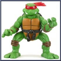 Raphael from Teenage Mutant Ninja Turtles - Animated - Ninja Action: Series 1 manufactured by Playmates [Loose]