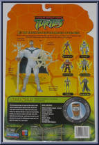 Silver Sentry from Teenage Mutant Ninja Turtles - Animated - Basic Assortment - 2004 manufactured by Playmates [Back]